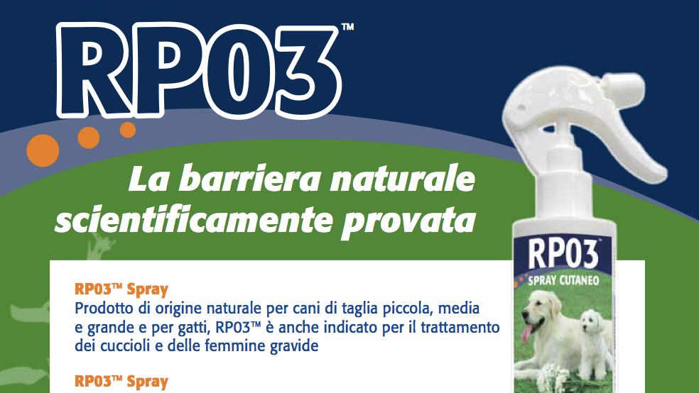 RP03 Spray: l’efficacia naturale scientificamente provata contro i flebotomi